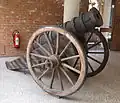 Canon de bois au Germanisches Nationalmuseum de Nuremberg.
