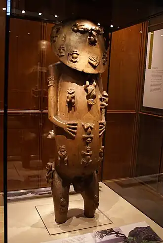 Statue du dieu A'a, conservée au British Museum