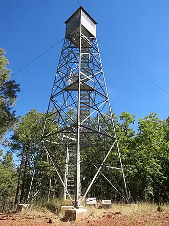 La tour de guet de Woody Mountain