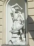 Statue d'Ilmarinen sculptée par Robert Stigell.
