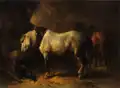 Dans les écuries