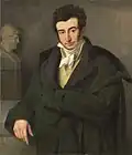 Portrait du peintre et sculpteur Paulus Joseph Gabriël&nbsp;(nl), huile sur toile, vers 1818, Rijksmuseum Amsterdam.