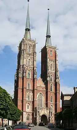 La cathédrale Saint-Jean de Wrocław, siège de l'archidiocèse.