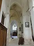 1re&nbsp;travée, vue vers le nord.
