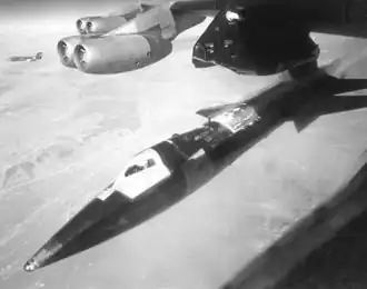 Largage du X-15.