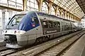 Un X 76500 en livrée Train des Merveilles (ligne Nice - Tende) en gare de Nice-Ville