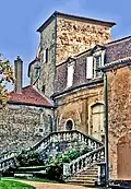 Perron du logis;
