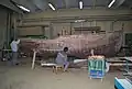 Restauration du Mami par les ateliers Xanti de Zumaia.