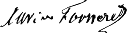 Signature de Xavier Forneret