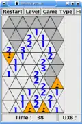 Clone triangulaire du Démineur.
