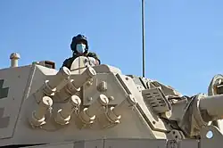 Décharges de fumée sur le pistolet d'assaut ZTL-11