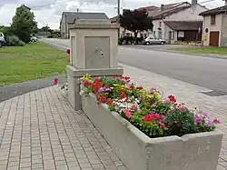 Fontaine fleurie.