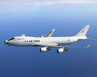 Vue de l'avion.