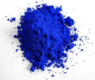 Poudre de bleu YInMn.