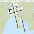 Plan de l'aéroport.