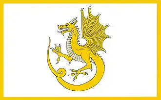 L'étendard d'Owain Glyndŵr.