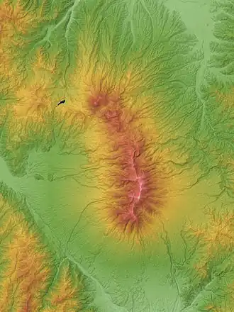 Relevé numérique de terrain des monts Yatsugataka.