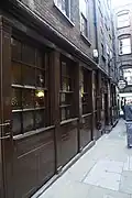 Entrée du pub