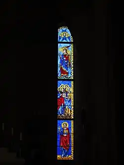 Vitrail de la cathédrale.