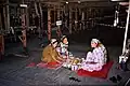 Pause déjeuner avec du nân à l'usine Yodgorlik