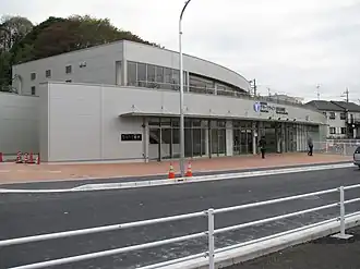 Vue extérieure de la station