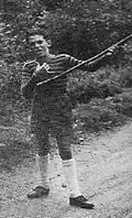 Sergio Franchi enfant, en Italie.