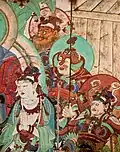 Sûtra de Maitreya. Dynastie Tang (618-907). Grotte 25, paroi Nord.