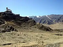 Colline de Yumbu Lhakhang en 2007