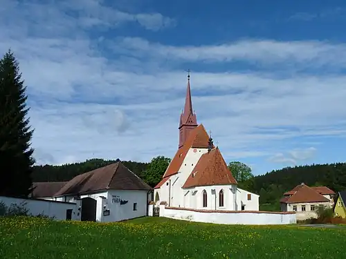 Église Saint-Jean-Baptiste à Zátoň.