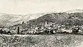Vue de Zalău au XIXe&nbsp;siècle