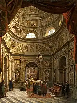 Chapelle au XIXe siècle par Marcin Zaleski