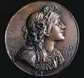 Medal, c. 1885, alloy, 11.5 cm, British Museum, Museum number 1887,0209.2