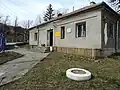 Zasélé : la mairie et le bureau de poste