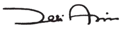 signature de Zeti Akhtar Aziz