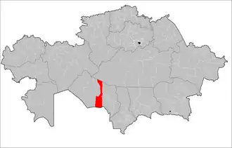 Localisation de District de Jalagash