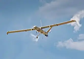 Vue de l'avion.