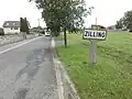 Entrée de l'agglomération