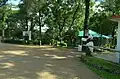 Entrée du zoo au parc Harriague.