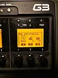 Assignation de la pédale d'expression au réglage de la vitesse (rate) du LFO d'un vibrato, avec des valeurs minimales et maximales personnalisées (de 3 à 44).