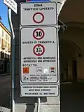 Début de ZTL à Xavier de Maistre, Aoste.