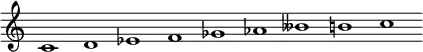 \new Staff = "haut" \with {\remove "Time_signature_engraver"}{
\cadenzaOn
\relative c' {c1 d ees f ges aes beses b c}
}