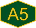 Image illustrative de l’article Autoroute A5 (Chypre)