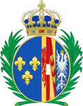 Description de l'image Armoiries France-Este.svg.