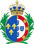 Description de l'image Armoiries Marie des Neiges de Portugal.svg.
