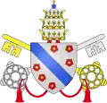 Armoiries pontificales de Clément VI.