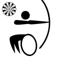 Description de l'image Dartchery pictogram.svg.