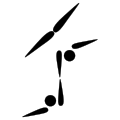 Description de l'image Gymnastics (acrobatic) pictogram.svg.