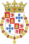 Description de l'image Private Coat of Arms of Infante Juan of Spain, Count of Montizón.svg.