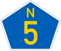 Image illustrative de l’article Route nationale 5 (Afrique du Sud)