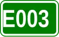 Route européenne 003